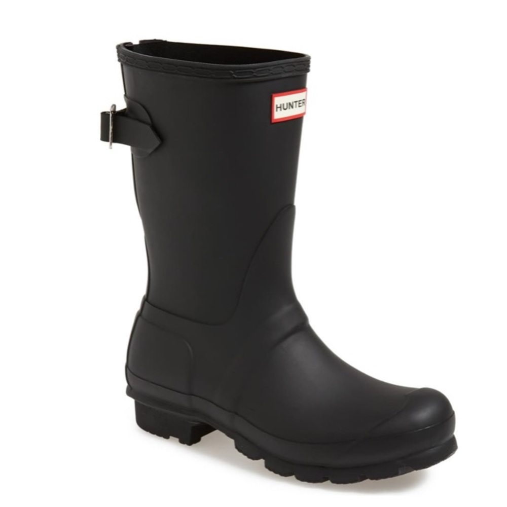Black Matte Hunter Boots